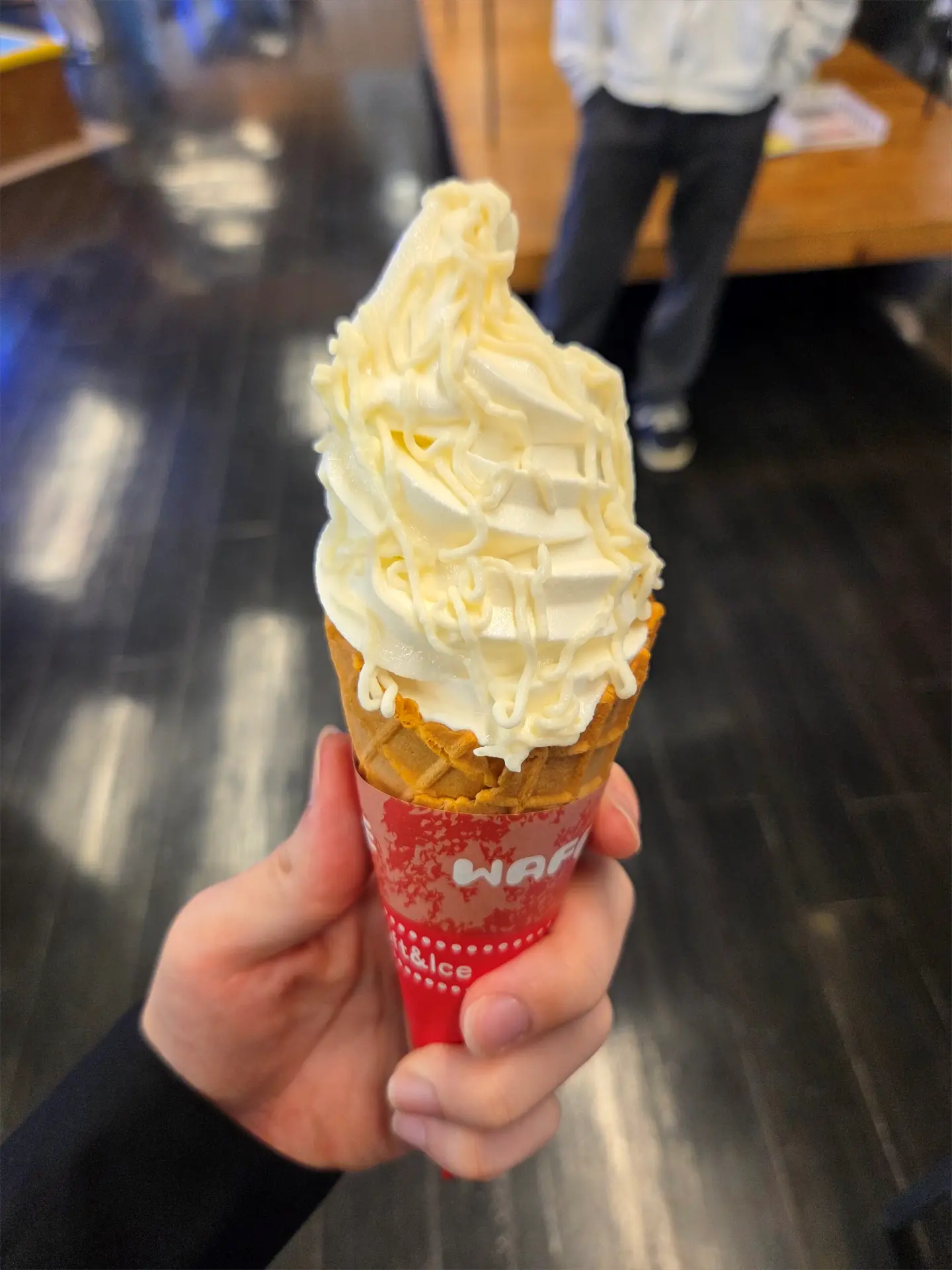 塩ソフトクリームが美味しかった